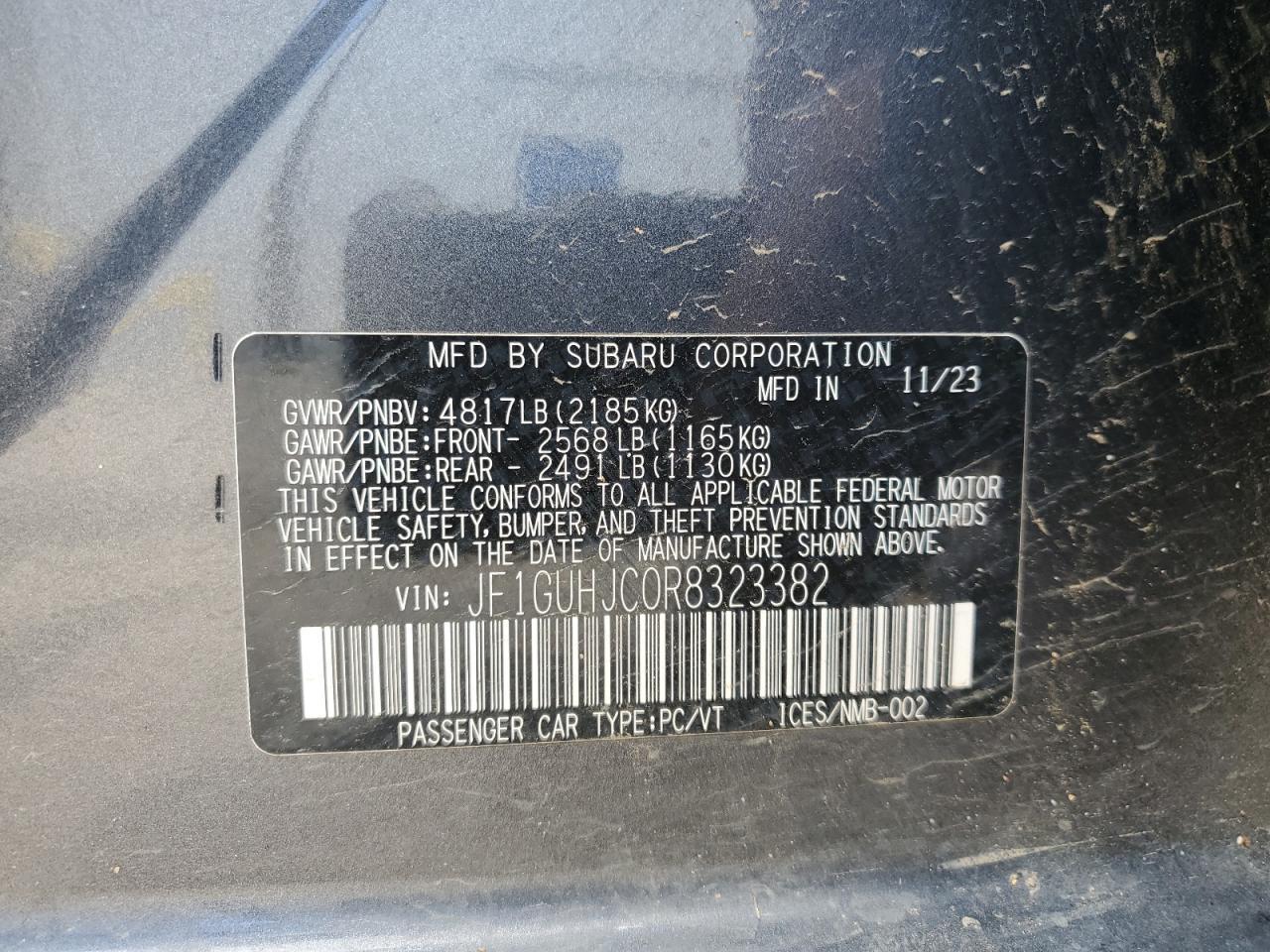 2024 SUBARU IMPREZA