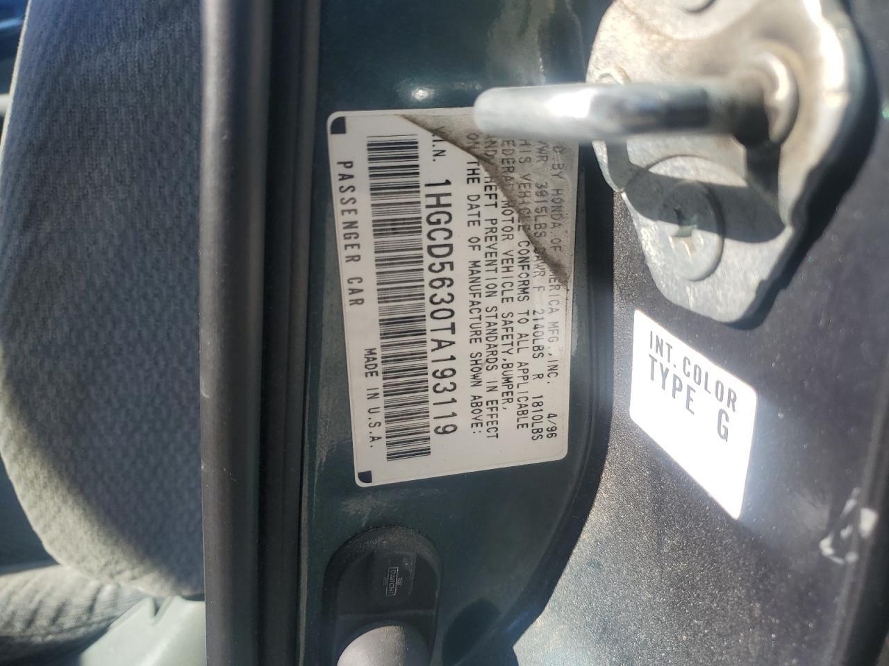 1996 HONDA ACCORD