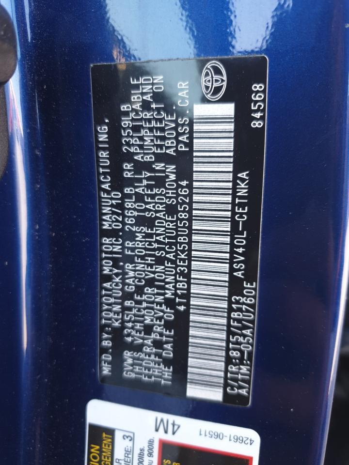 2011 TOYOTA CAMRY