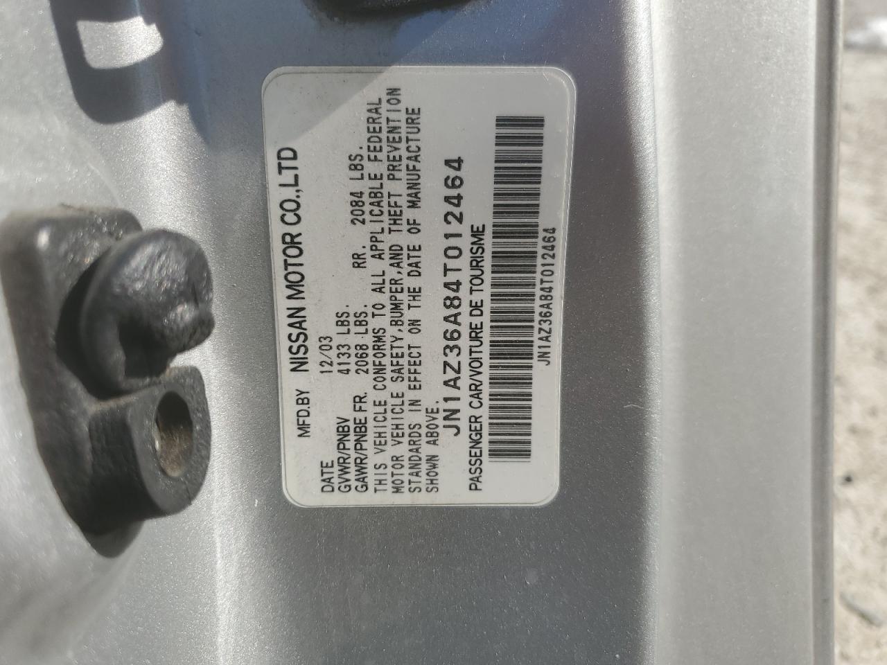 2004 NISSAN Z