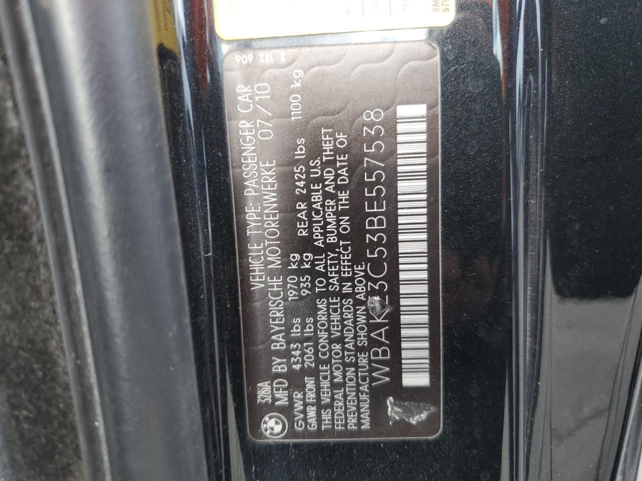 2011 BMW 3 SERIES