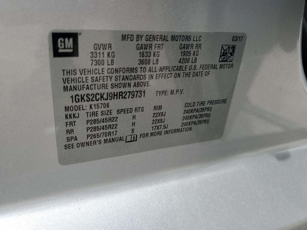 2017 GMC Yukon