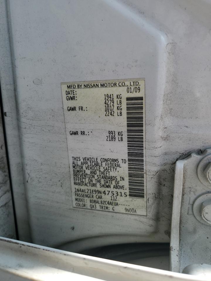 2009 NISSAN ALTIMA