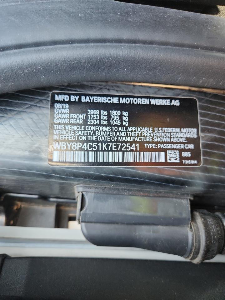 2019 BMW I3