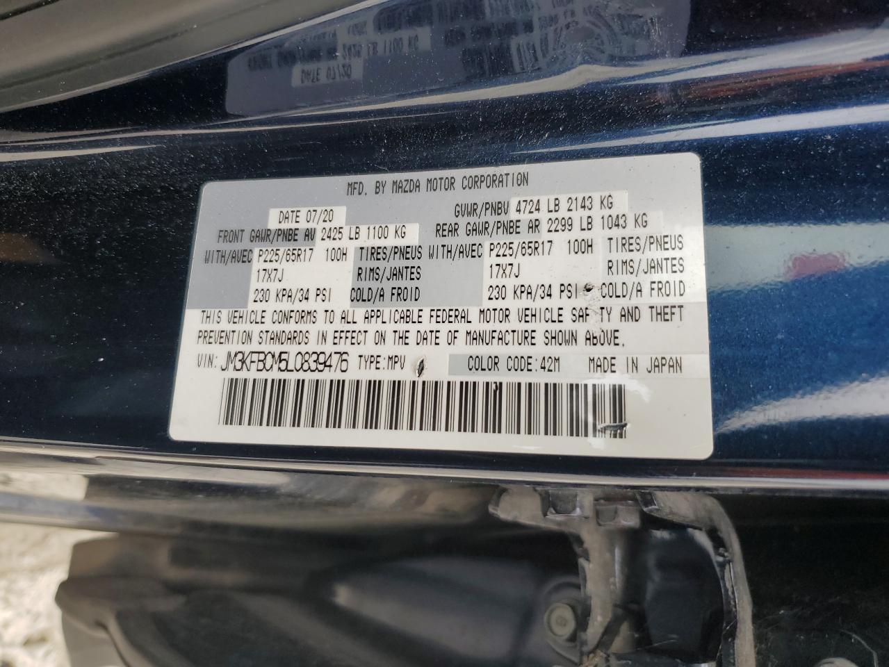 2020 MAZDA CX-5
