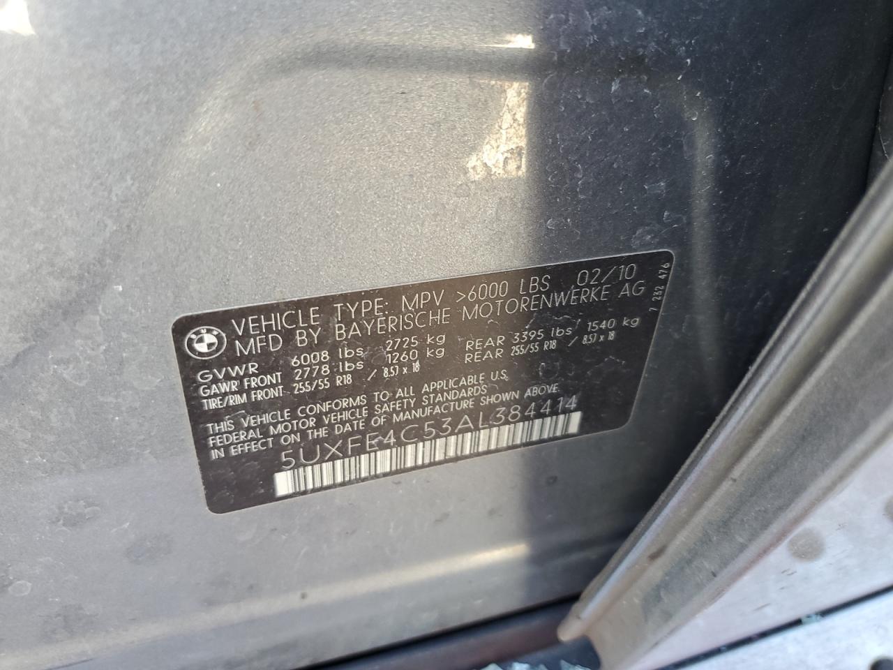 2010 BMW X5