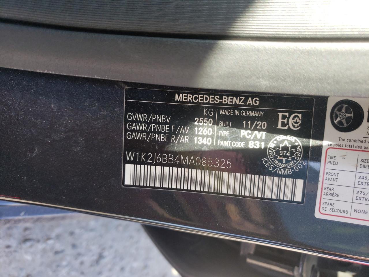 2021 MERCEDES-BENZ CLS-Class