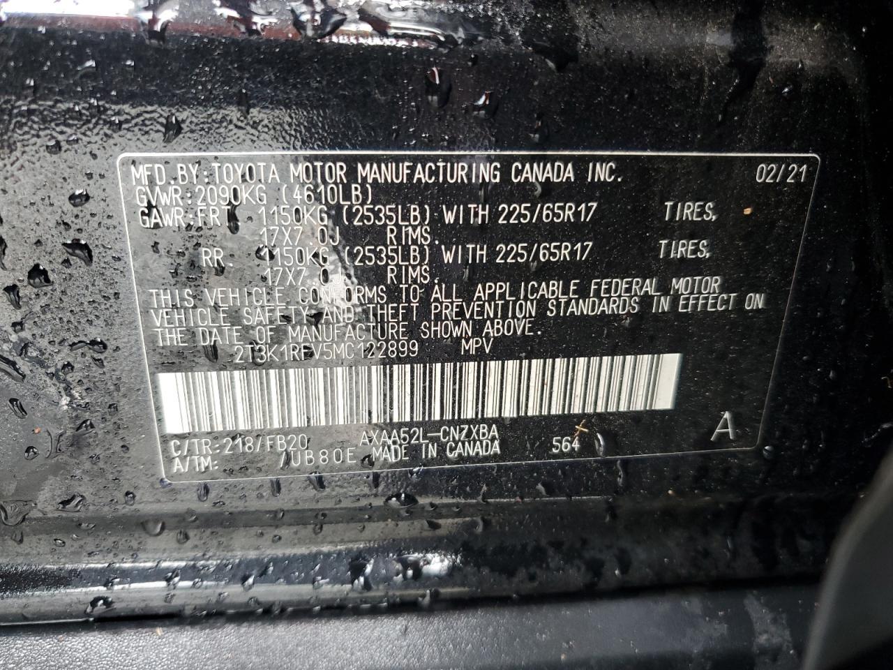 2021 TOYOTA RAV4