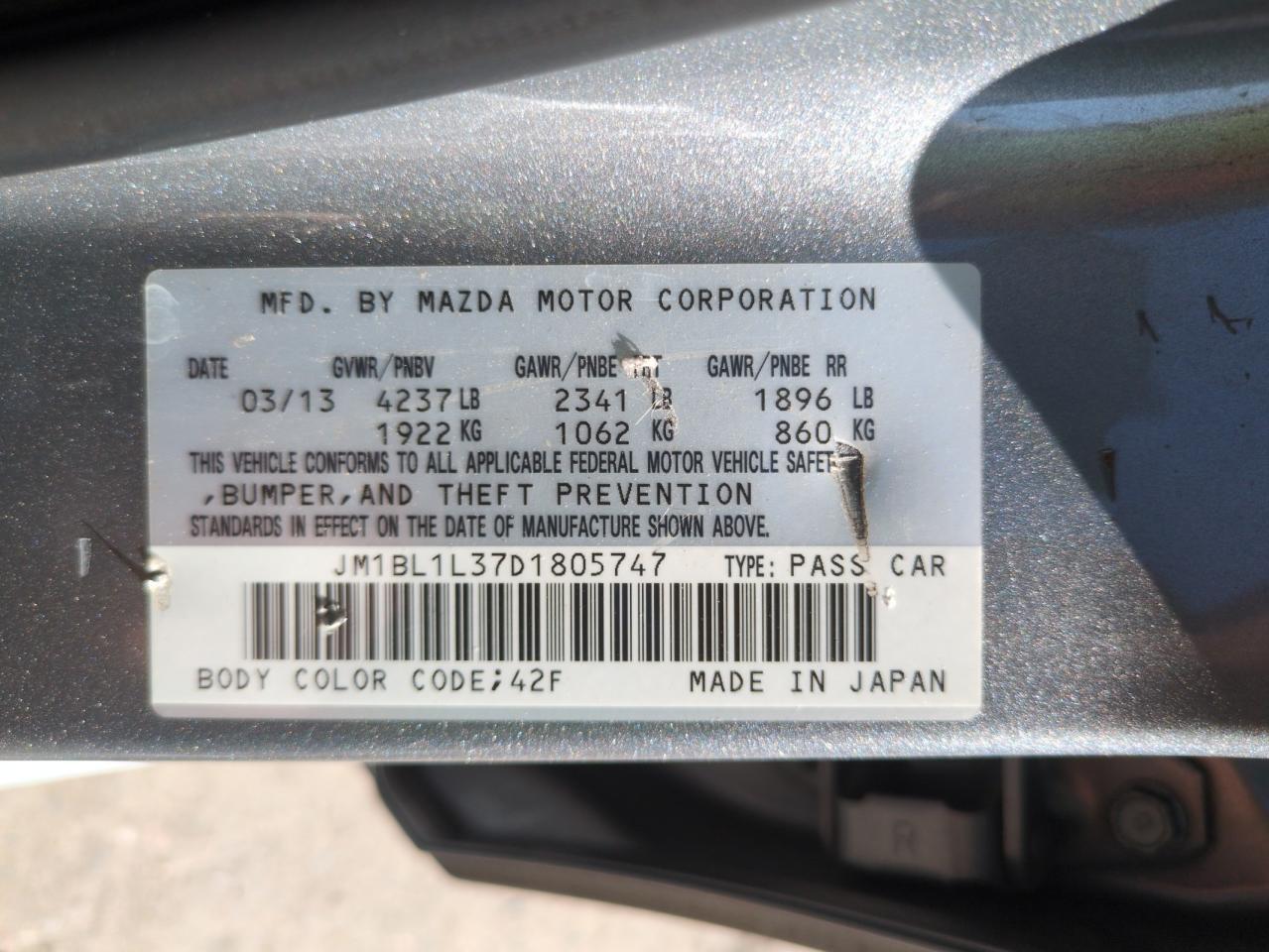 2013 MAZDA 3
