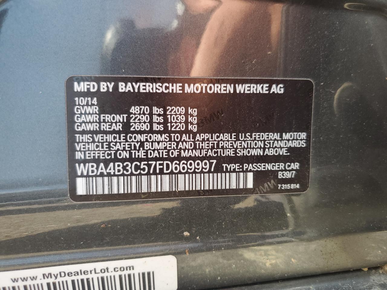 2015 BMW 4 Series