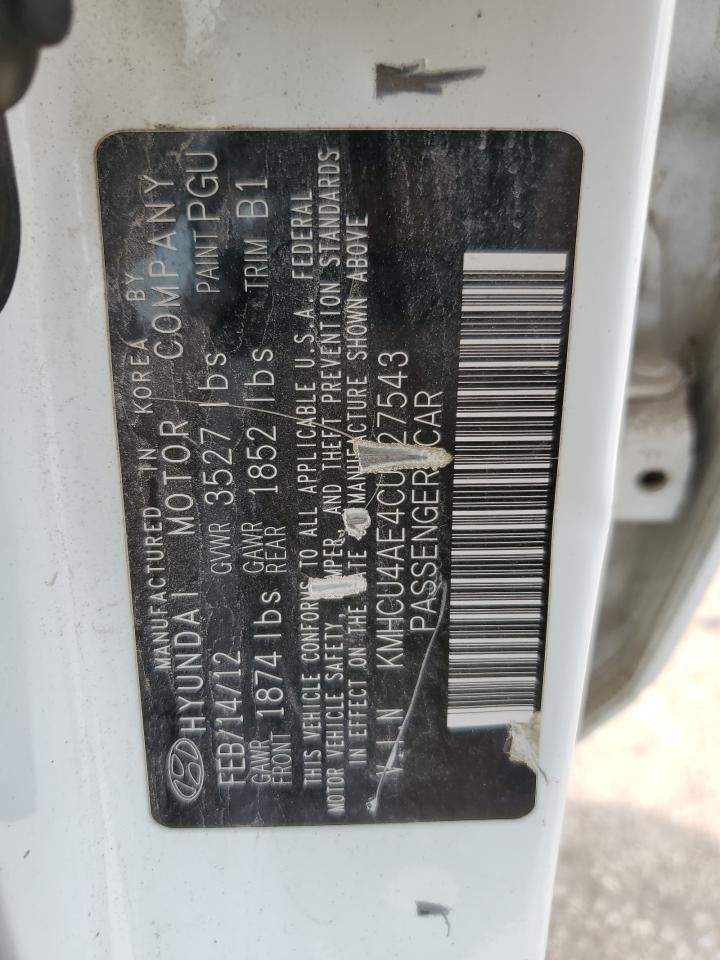 2012 HYUNDAI ACCENT