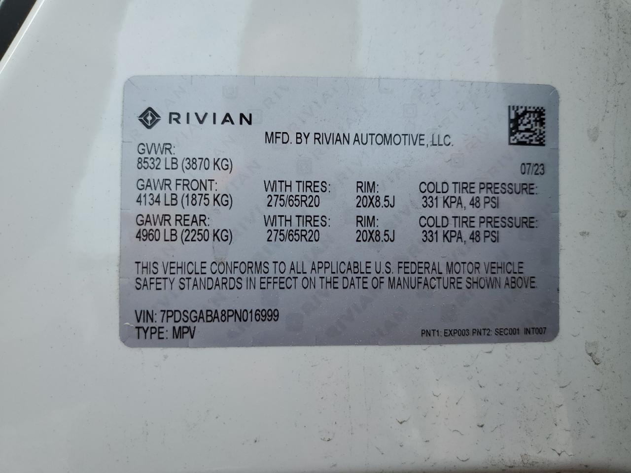 2023 RIVIAN R1s