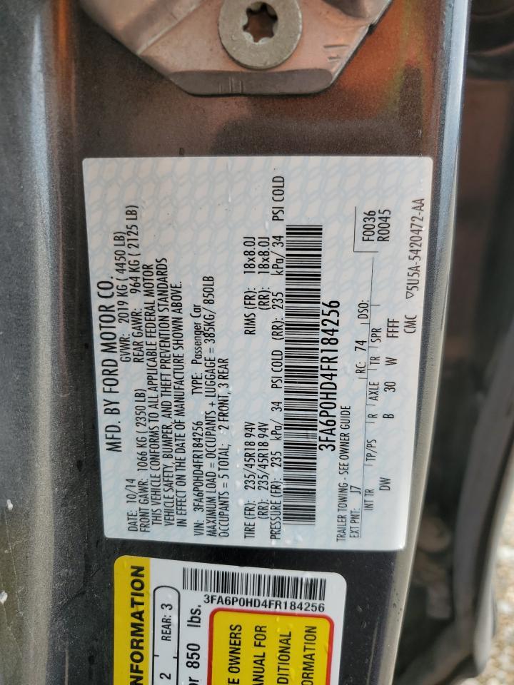 2015 FORD FUSION