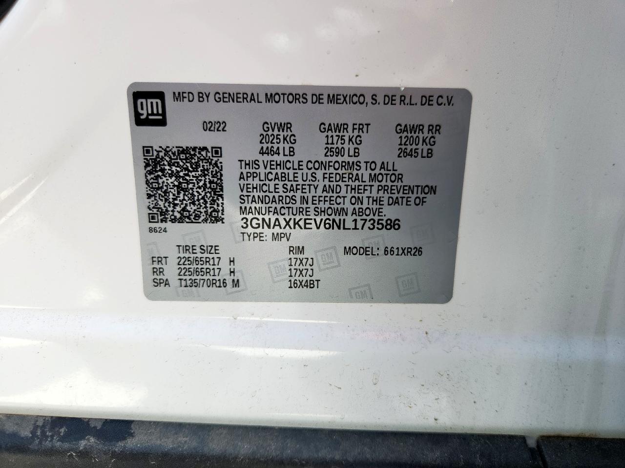 2022 CHEVROLET EQUINOX