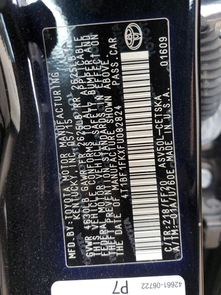 2015 TOYOTA CAMRY