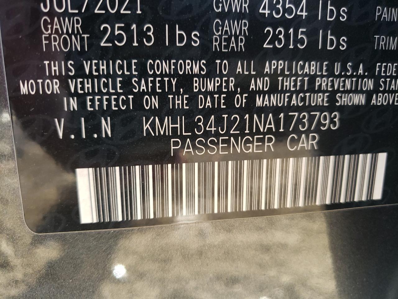 2022 HYUNDAI SONATA