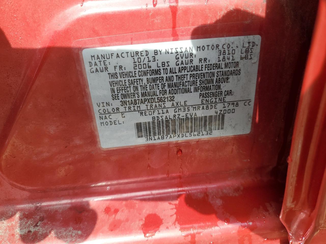 2013 NISSAN SENTRA