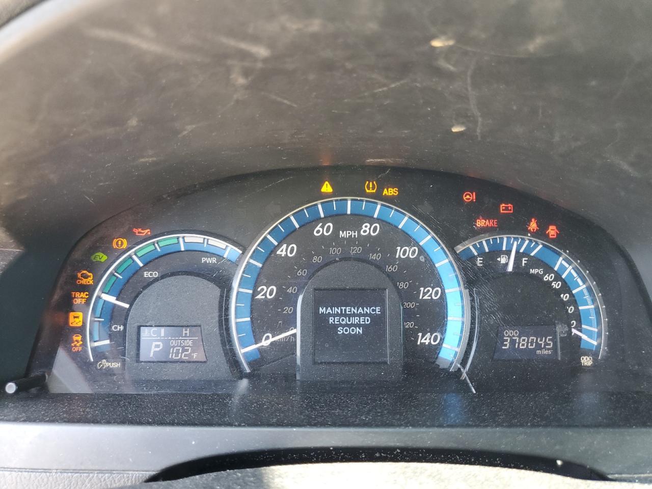 2012 TOYOTA CAMRY