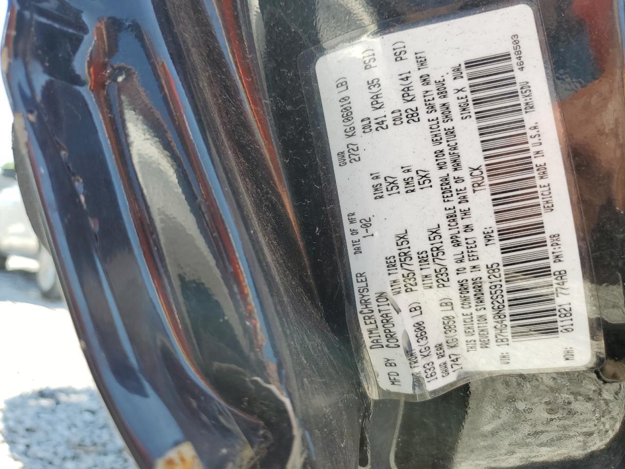 2002 DODGE Dakota