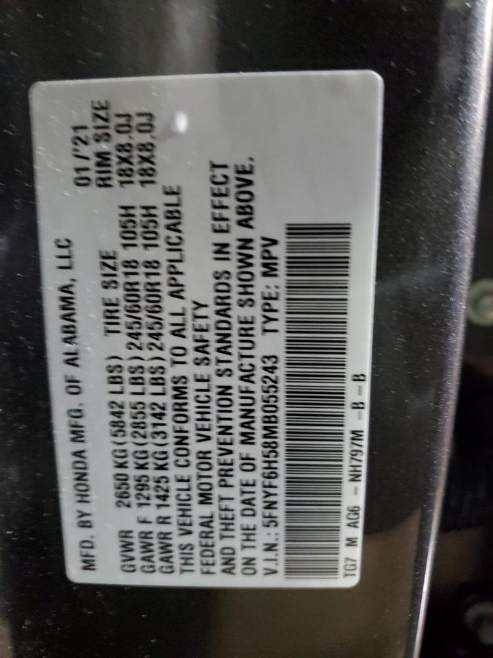 2021 HONDA PILOT