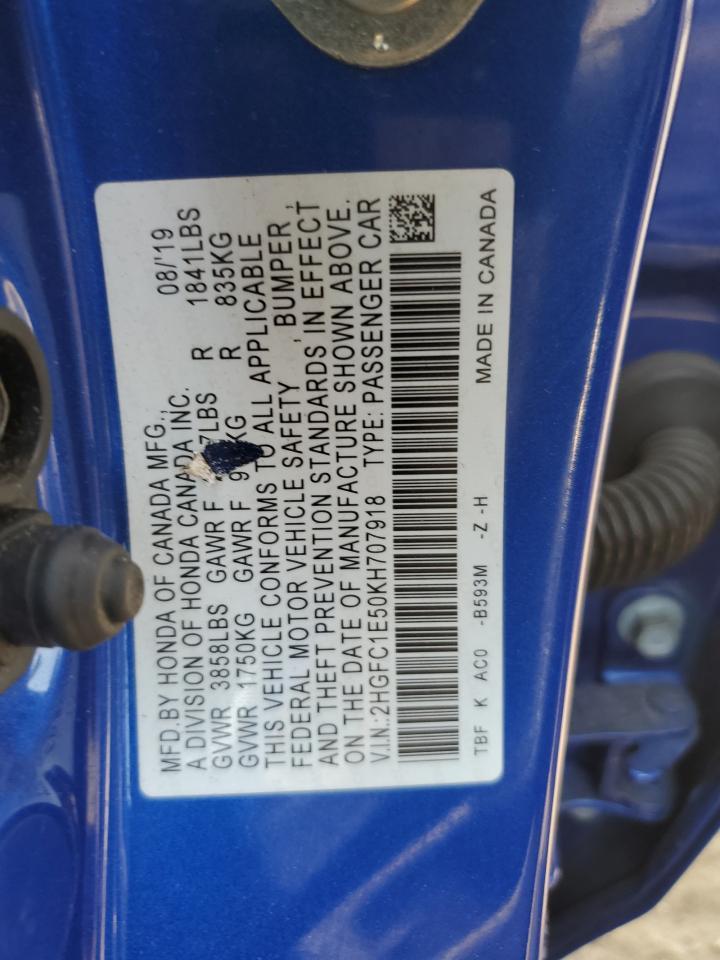 2019 HONDA CIVIC