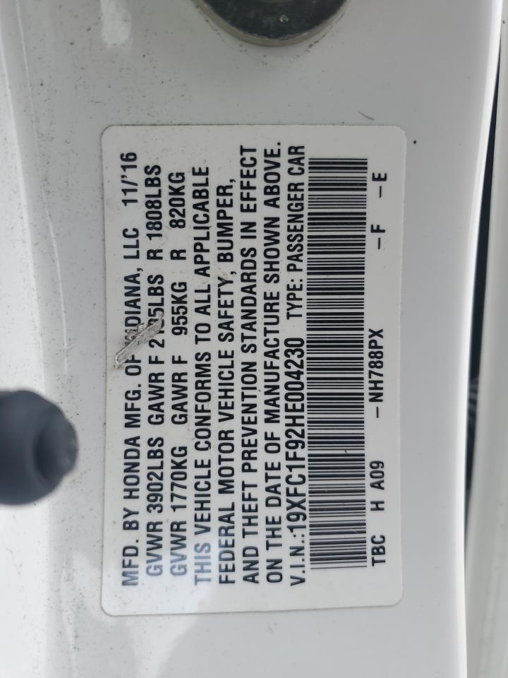 2017 HONDA CIVIC