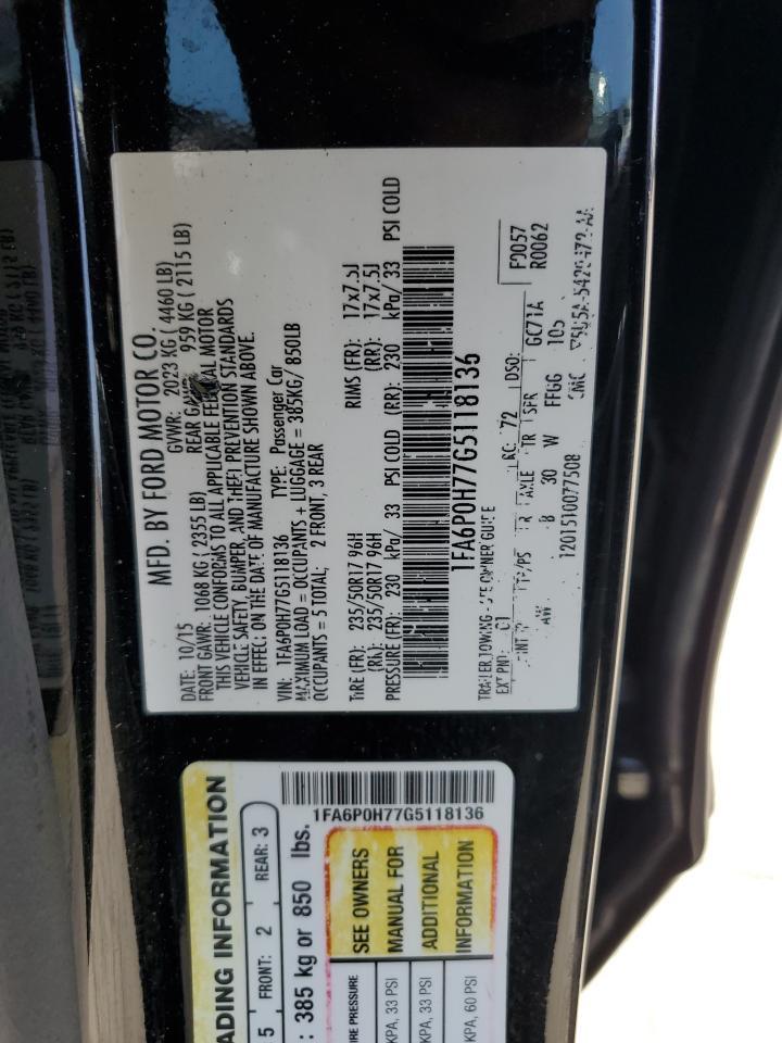 2016 FORD FUSION