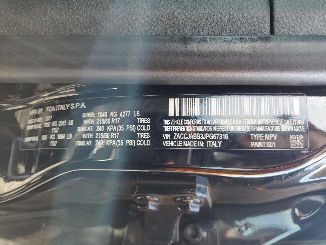 2018 JEEP Renegade