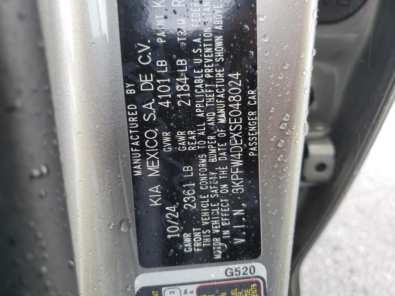2025 KIA K4