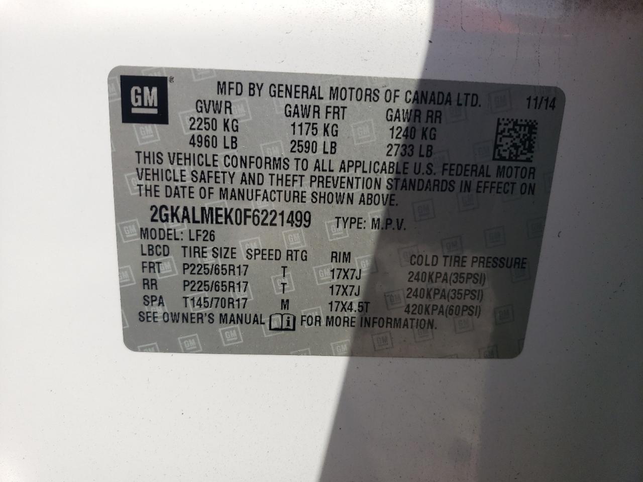 2015 GMC Terrain