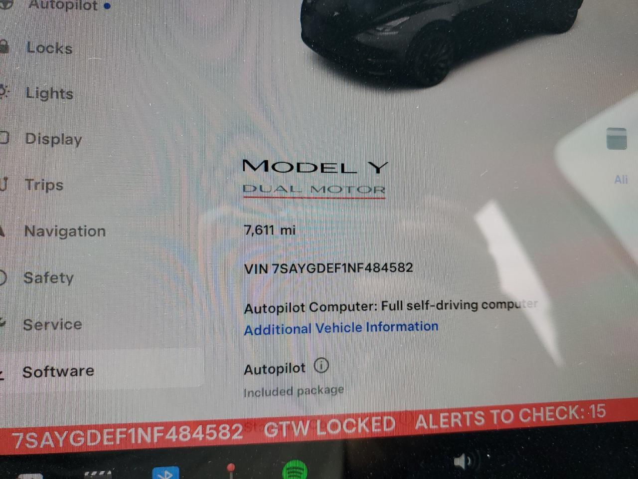 2022 TESLA MODEL Y