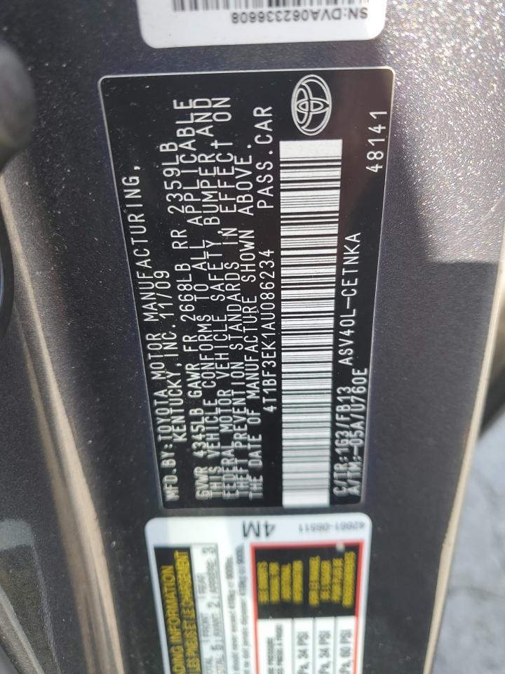 2010 TOYOTA CAMRY