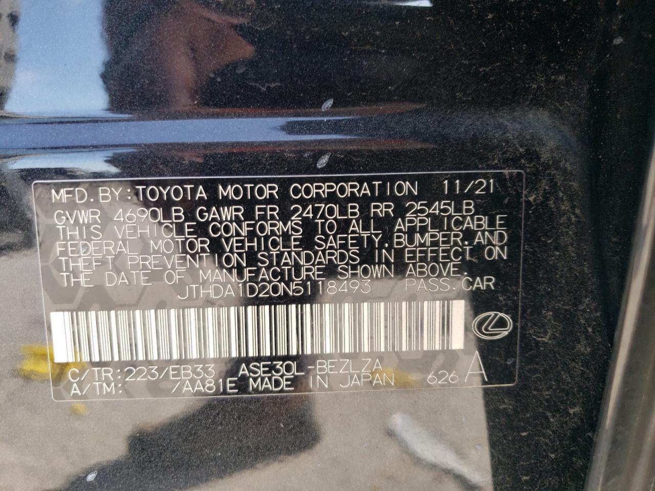 2022 LEXUS Is