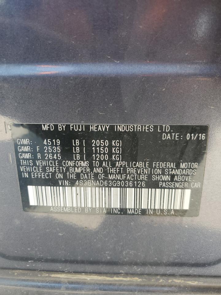 2016 SUBARU Legacy