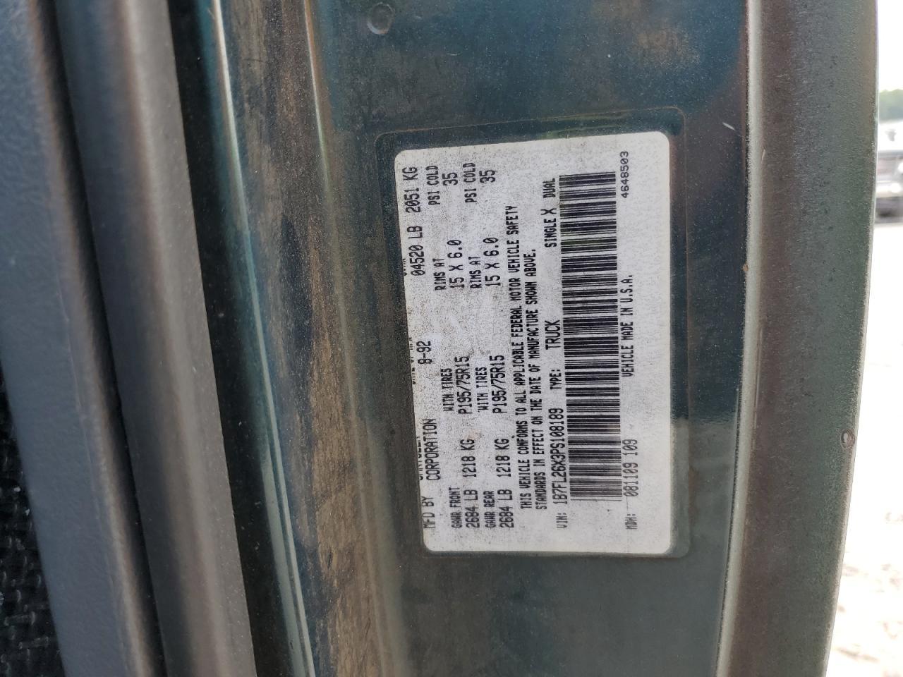1993 DODGE Dakota
