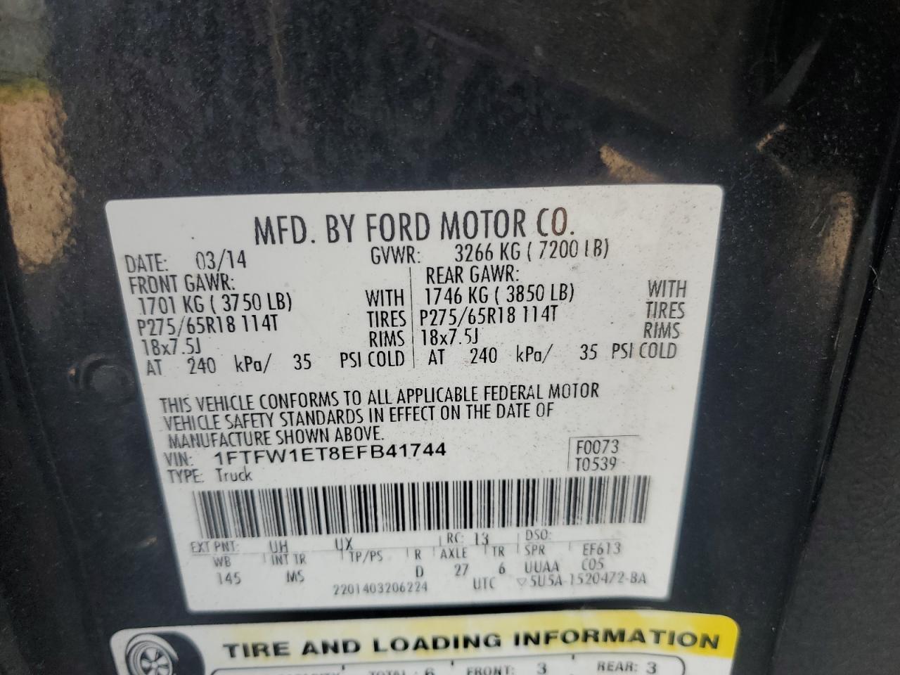 2014 FORD F-150