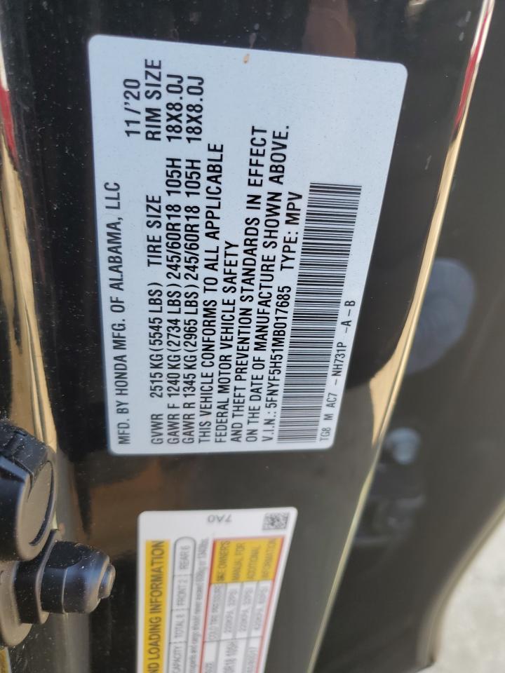 2021 HONDA PILOT