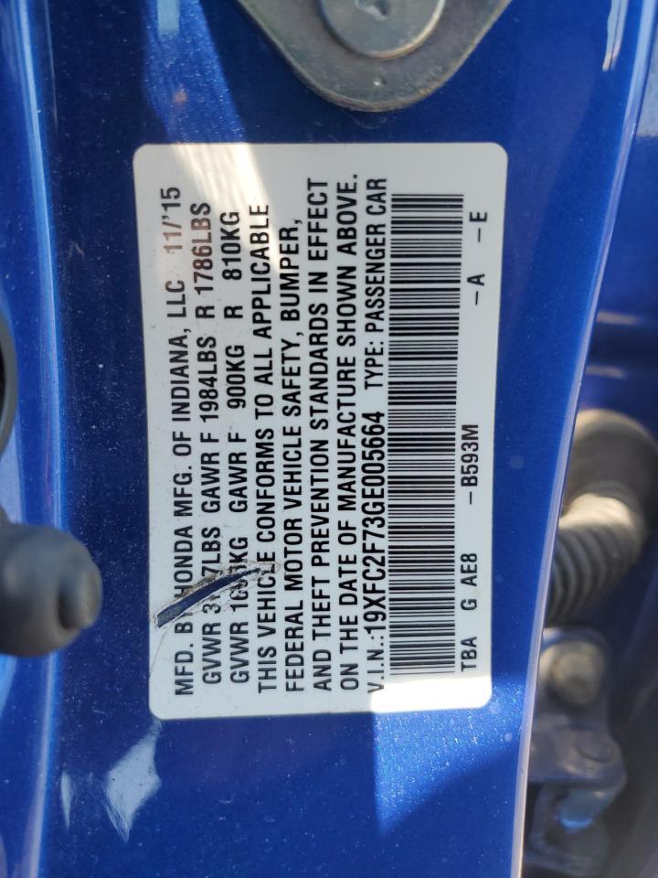 2016 HONDA CIVIC