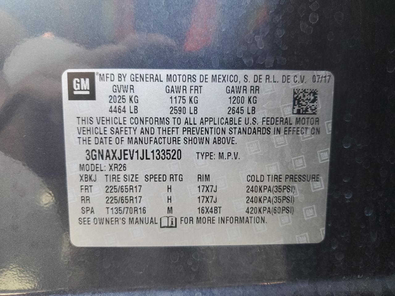 2018 CHEVROLET EQUINOX