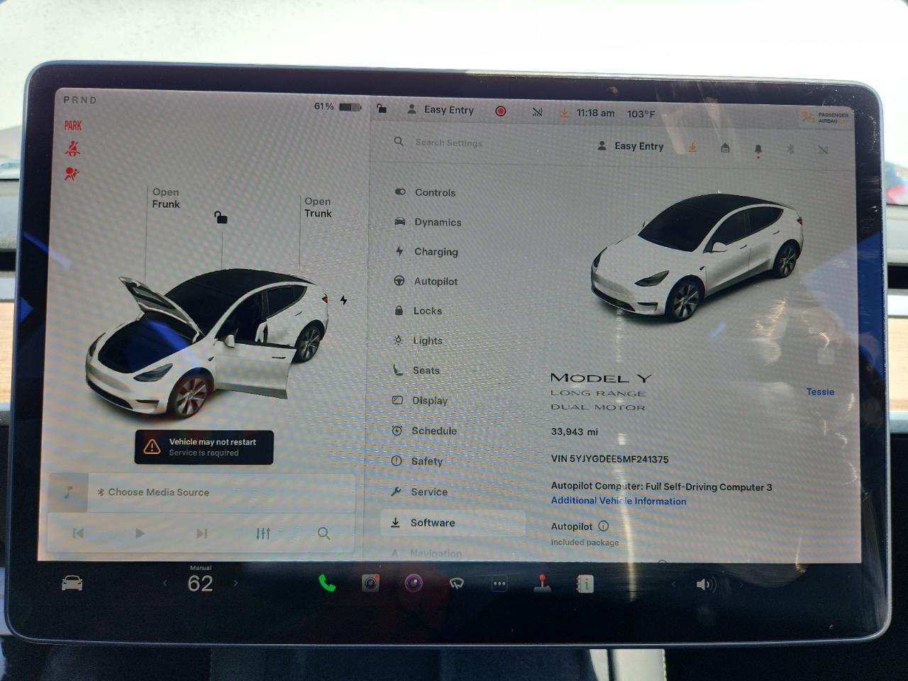 2021 TESLA MODEL Y
