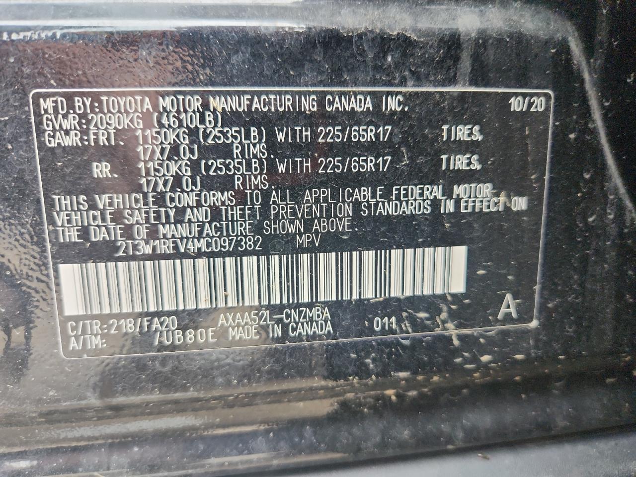 2021 TOYOTA RAV4
