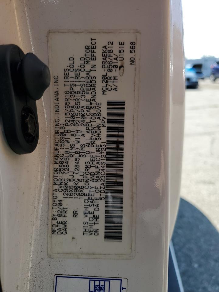 2004 TOYOTA SIENNA