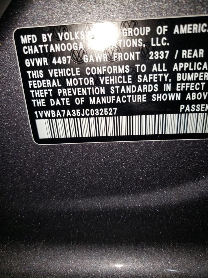 2018 VOLKSWAGEN Passat