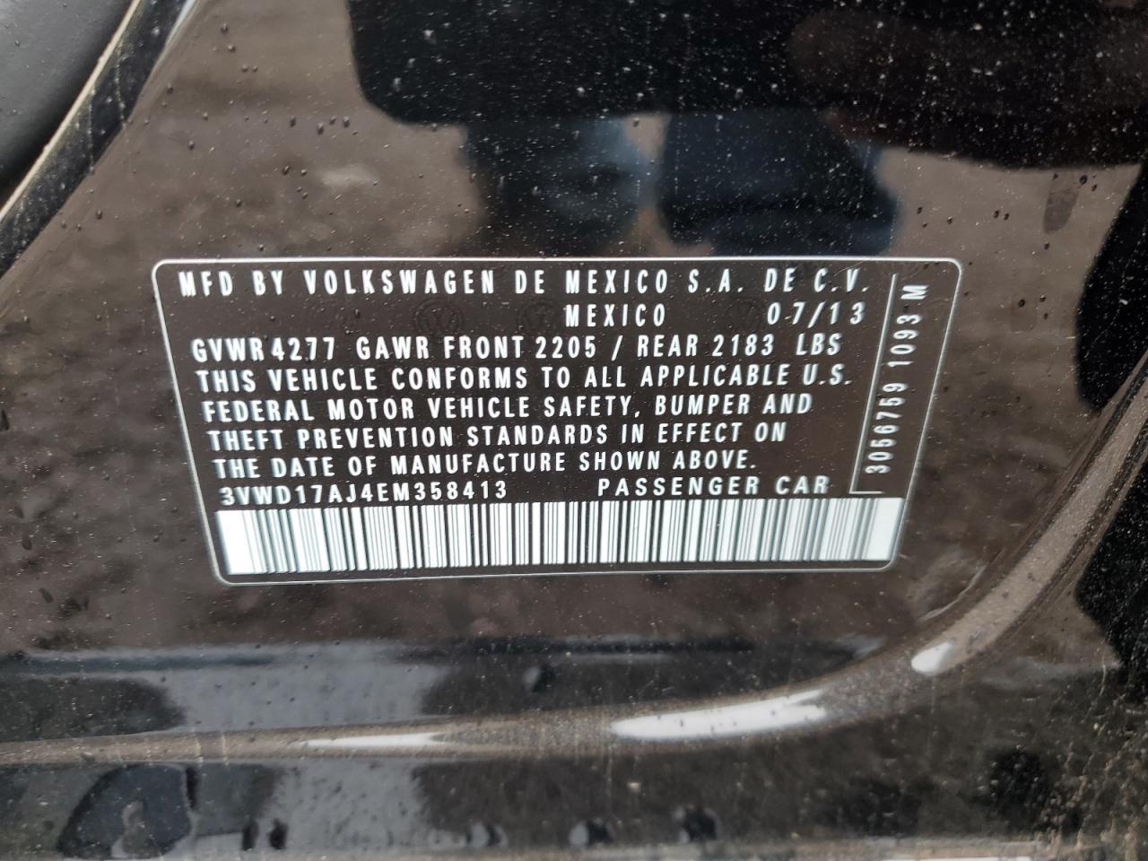 2014 VOLKSWAGEN JETTA