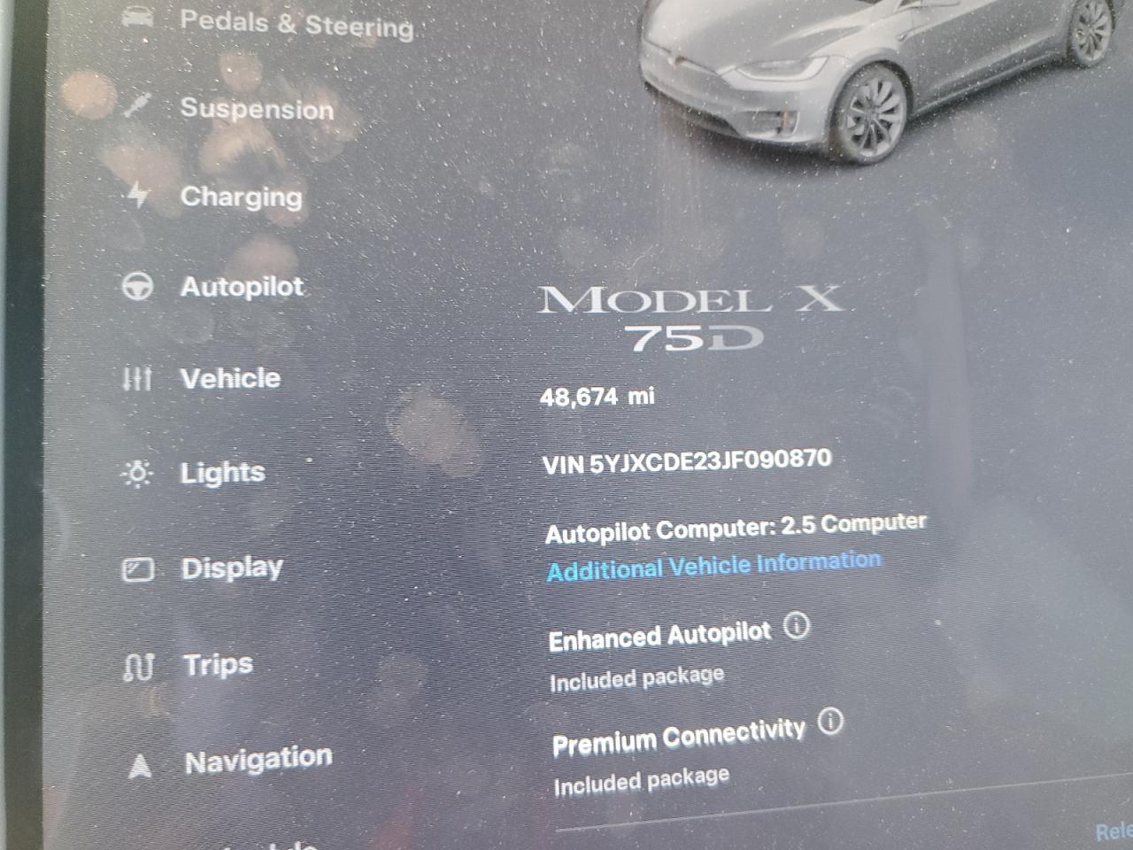 2018 TESLA MODEL X