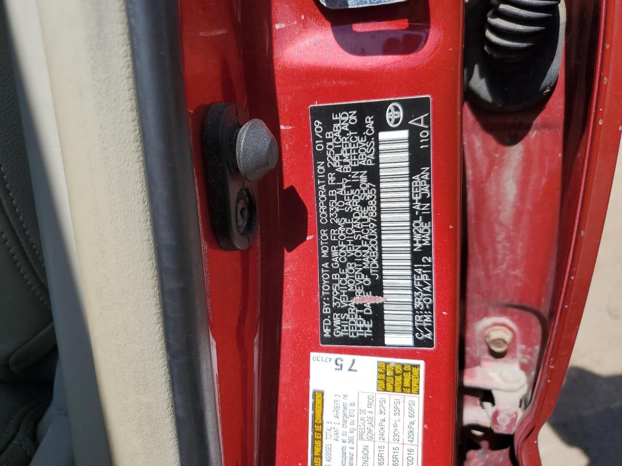 2009 TOYOTA PRIUS