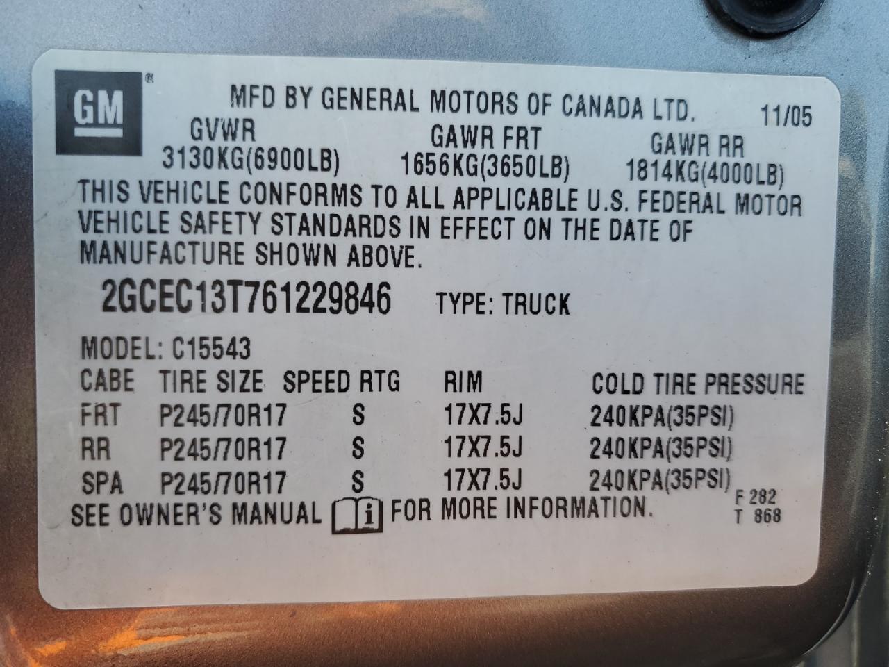 2006 CHEVROLET Silverado