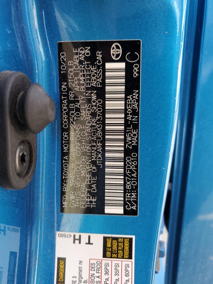 2021 TOYOTA PRIUS