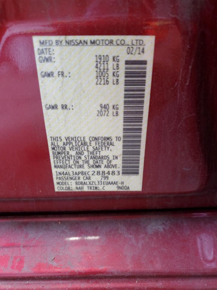 2014 NISSAN ALTIMA