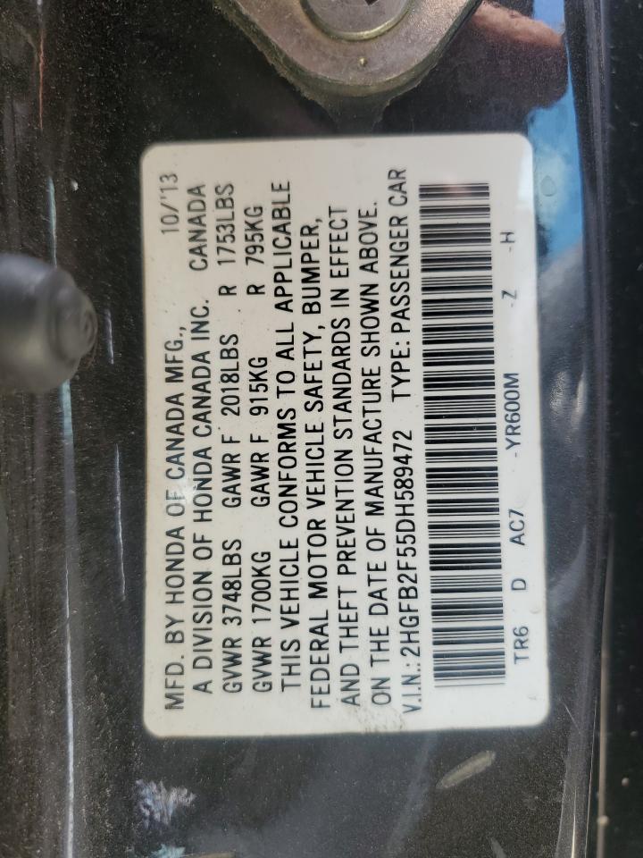 2013 HONDA CIVIC